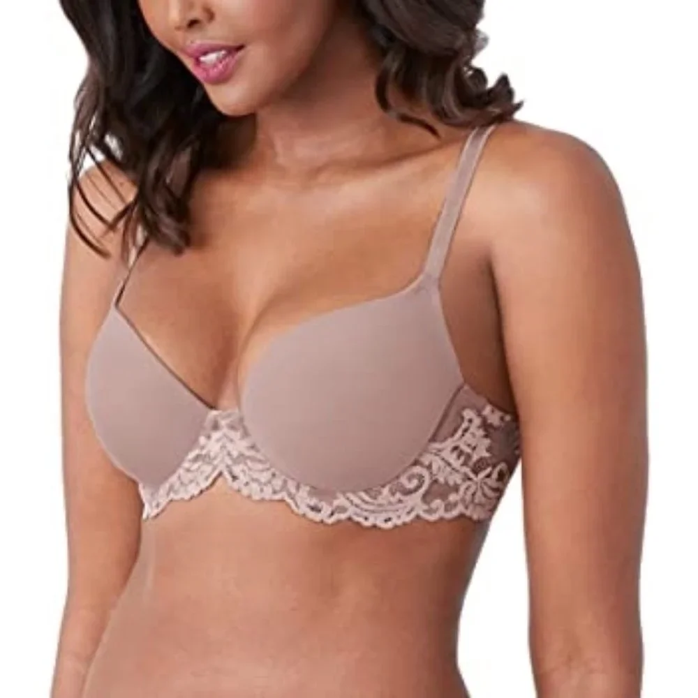 Wacoal  Instant Icon T-Shirt Bra, 853322  Size 32DD, Cafe au Lait    NWOT - Picture 2 of 6